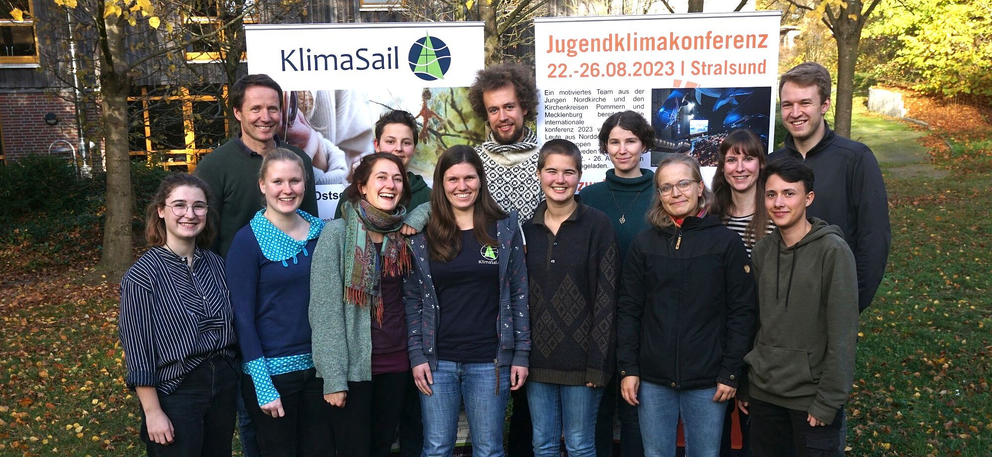 Gruppenfoto mit Klimateamer*innen.